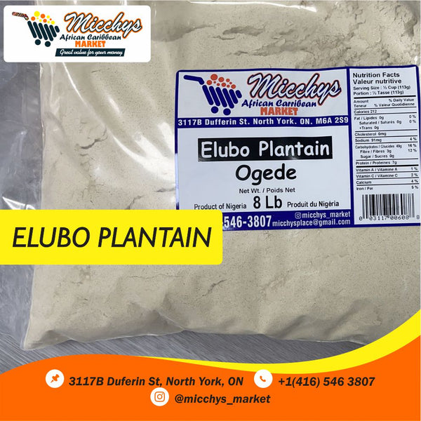Micchys Elubo Ogede ( Plantain Flour )